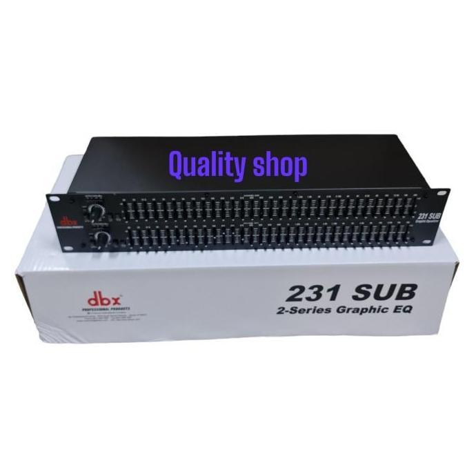 EQUALIZER DBX 231 Sub baru 31 CH