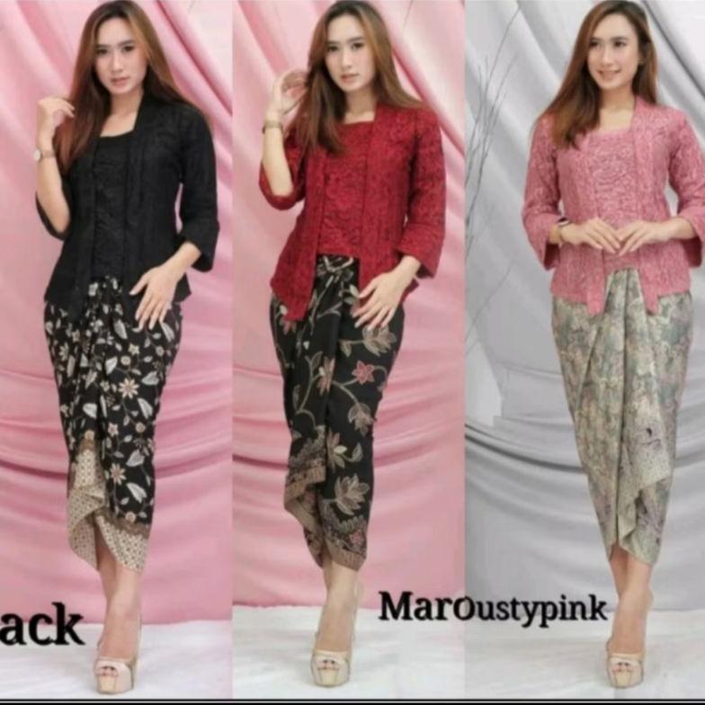 Grosir Kebaya Brukat/Atasan Kebaya Sofi/Kebaya Modern