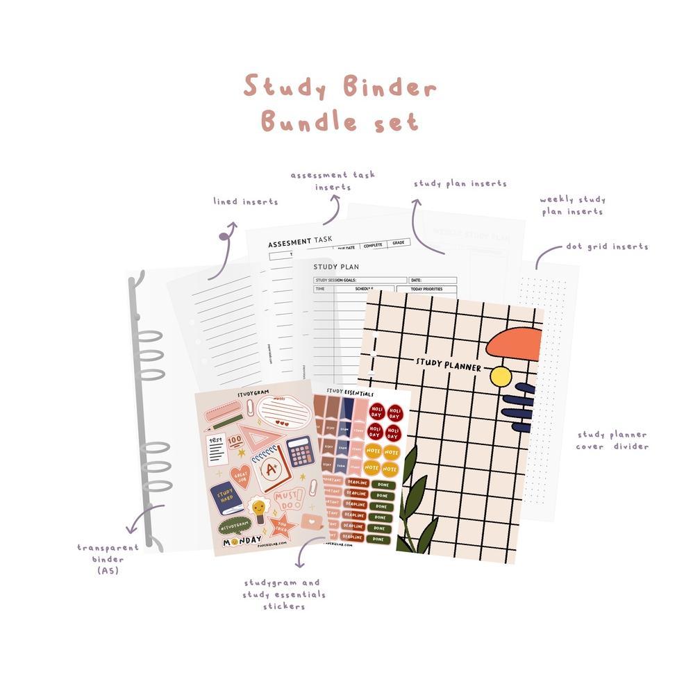 Paperie Lab - A5 Study Planner Bundle Set