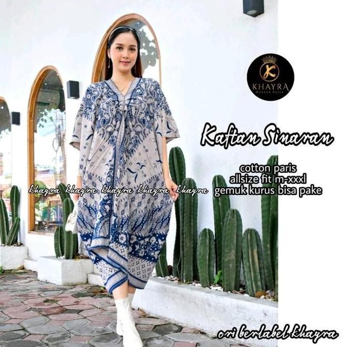 Kaftan SErut  Batik SINARAN / Dress Batik Solo / Baju kondangan wanita / Kaftan Batik Jumbo Solo bah