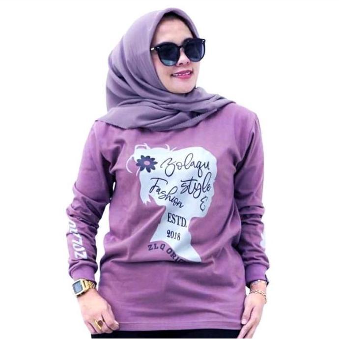 Cntikk- Kaos Panjang Wanita Zolaqu/Atasan Combed Wanita/Kaos Katun Tebal Jumbo Cod/Atasan Muslimah T