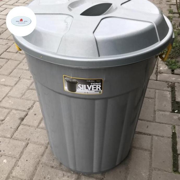ember 120liter taiwan + tutup / ember silver jumbo / ember besar / tong jumbo / tong sampah besar ou