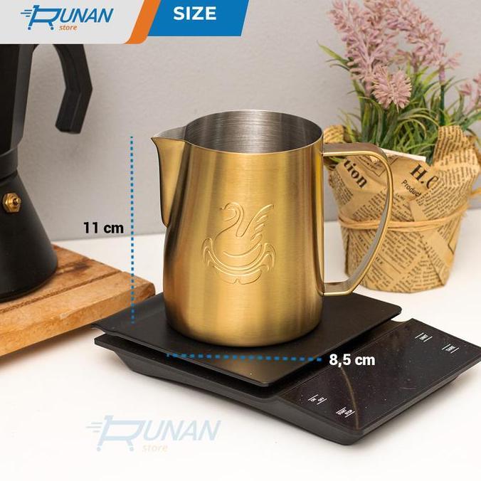 Milk Jug Sharp Spout 600ml NOT Jibbi Jug - Milk Jug Latte Art Barista