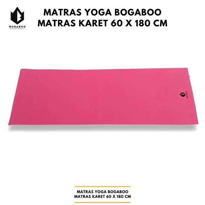 Matras Yoga Mat Tebal 5 Mm Merk Bogaboo - Matras Camping - Matras Gym