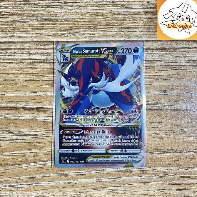 Ready Pokemon TCG Indonesia - Hisuian Samurott VStar