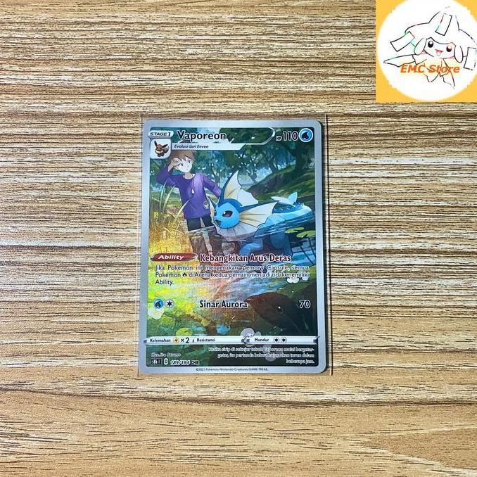 Ready Pokemon TCG Indonesia - Vaporeon CHR