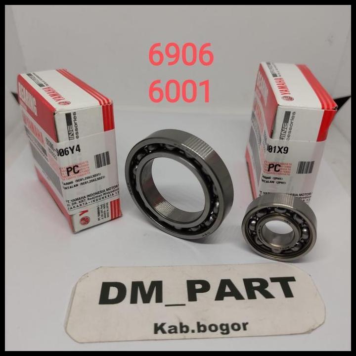 TERMURAH BEARING 6906 6001 NOKEN YAMAHA ASLI ORI ORGINAL 1SET 2PC 