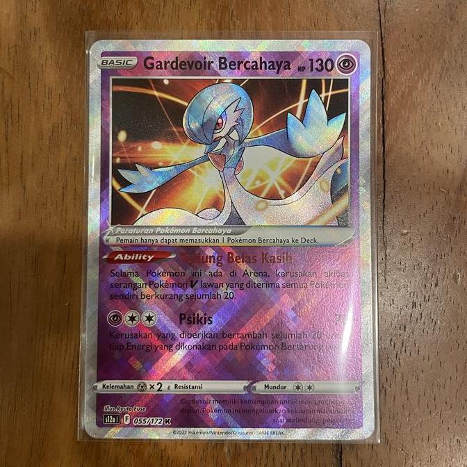 Ready Pokemon tcg s12a 055/172 gardevoir bercahaya