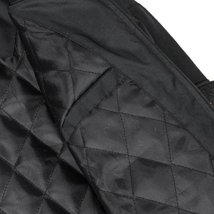 DISKON HOOLIGANS JACKET BOMBER HUGO BLACK  JAKET HITAM CASUAL PRIA ZIPPER TEBAL