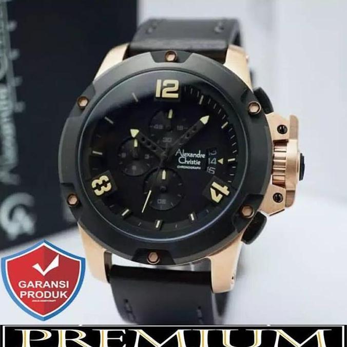 christie Jam Tangan Pria Alexandre Christie AC 6295 Rosegold