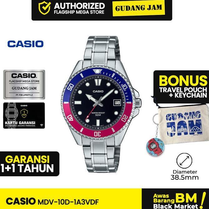 Casio General MDV-10D-1A3VDF MDV-10D MDV-10 MDV10D MDV10