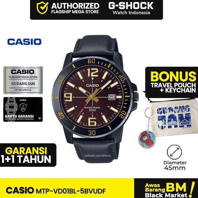 Casio General MTP-VD01BL-5BVUDF MTP-VD01MTP-VD01 MTPVD01MTP VD01 Watches Men