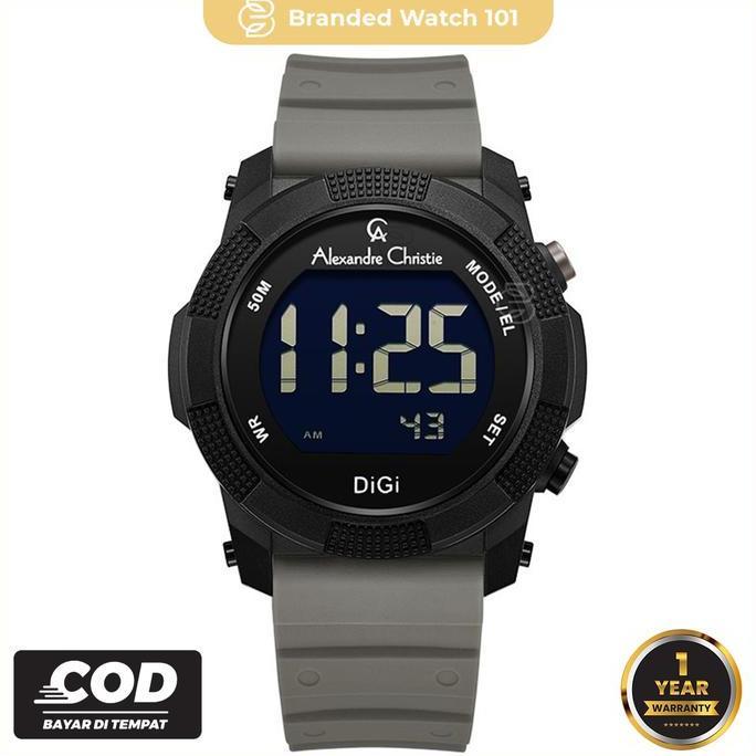 Jam Tangan Pria Alexandre Christie AC 9367 AC9367 9367 Garansi Resmi 1 Tahun Rubber