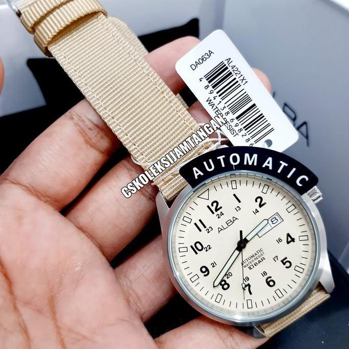 JAM TANGAN PRIA ALBA AL4221X1 AL4221 AUTOMATIC ORINAL GARANSI 1TAHUN