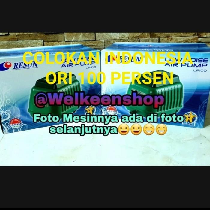 Resun Lp-100 Resun Lp 100 Air Pump Pompa Udara Kolam Aquarium Lp100 Original Dan Terpercaya