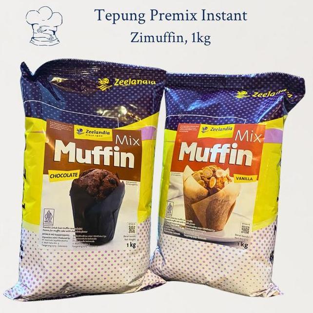 Zeelandia Muffin Premix N 1Kg Tepung Premix Muffin Rasa Vanilla Coklat Siap Pakai
