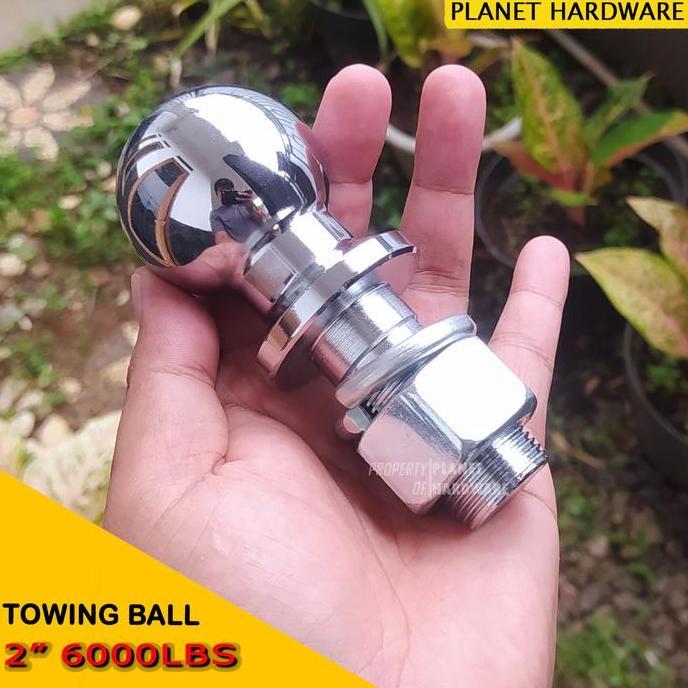 Lgsngkirim- Bola Towing Towing Ball Derek Mobil 2 Inch Hitch Ball