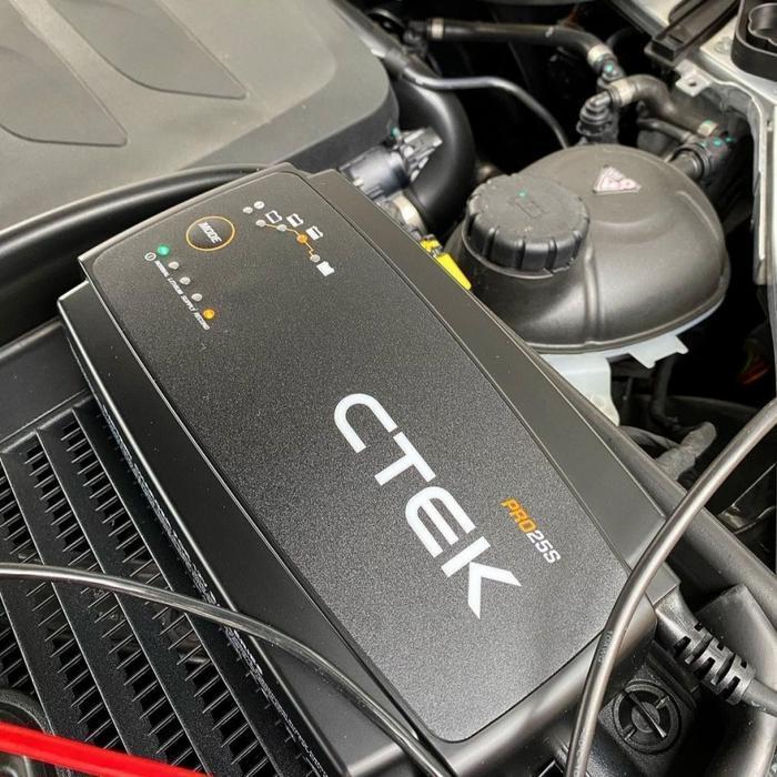 Ctek Pro25S 25A Aki Battery Charger-Power Supply Workshops / Showroom Original Dan Terpercaya