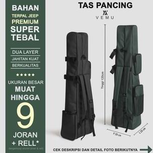 TAS PANCING BAHAN TEBAL DAN PREMIUM BAHAN KANVAS TERPAL JEEP 120cm
