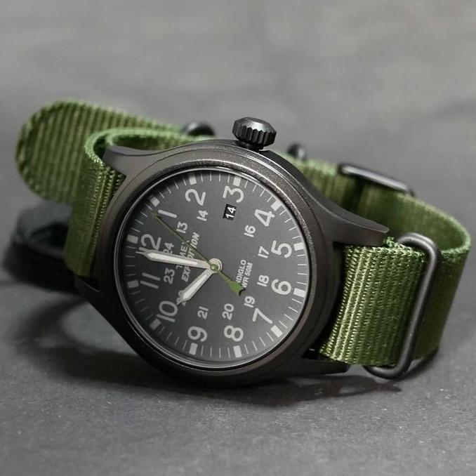 TIMEX TW4B04700 Expedition Scout Jam Tangan Pria Kanvas timex Prabowo