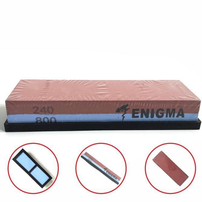 BATU ASAH - BATU ASAHAN - PENGASAH PISAU GRIT 240/800 - GRIT STONE