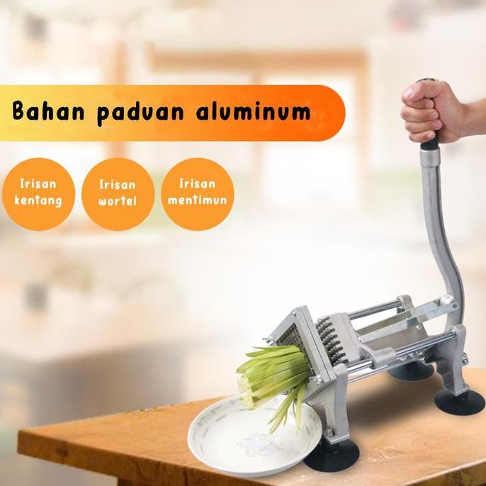 Pengiris Kentang Alat Potong Stik Kentang Buah Sayuran Potato Stick Manual Serbaguna
