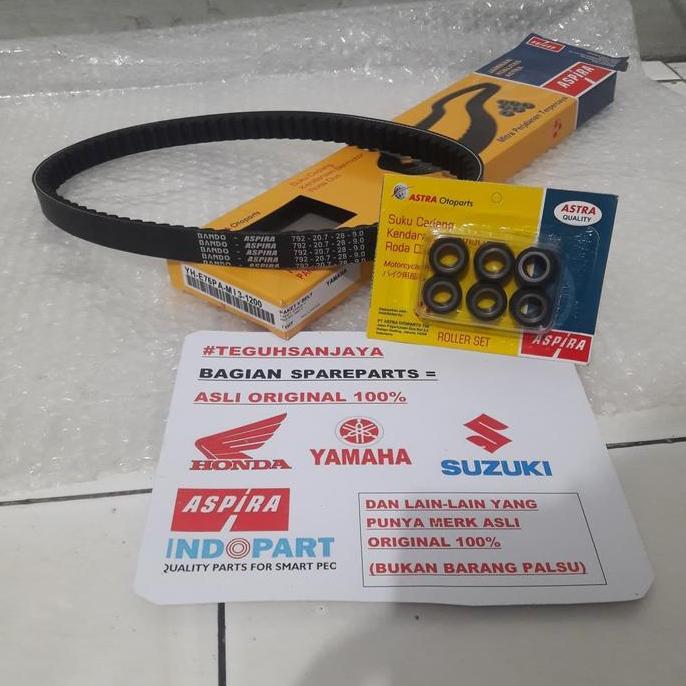 Van Belt V-Belt V Belt Set + Roller Mio M3 Mio Z 125 Original Aspira Best Quality