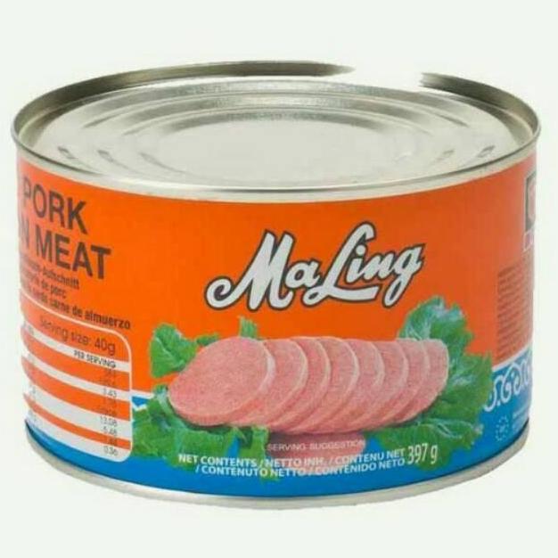 Ma Ling FYF / TTS Luncheon Pork Meat 397gram / Daging Ham Babi Maling