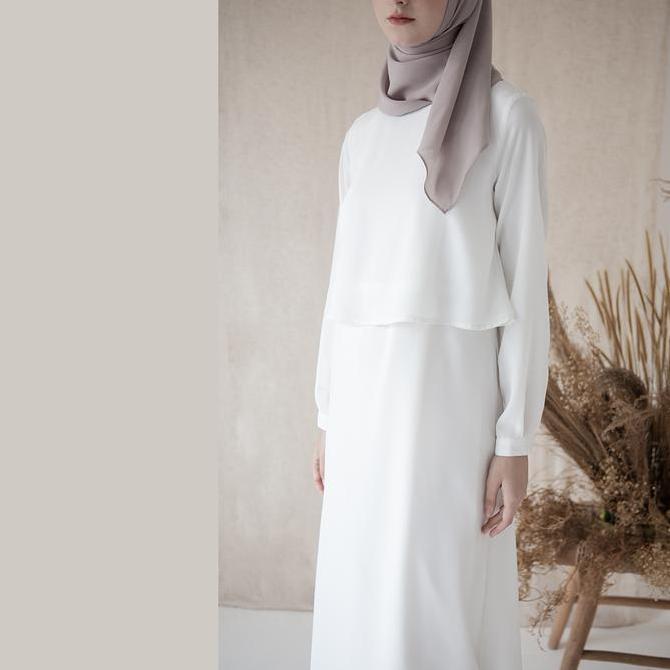 Grosir Askara By Aska Label - Gamis Wanita Panjang Dress Wanita Lengan Panjang Busui Friendly Bahan 