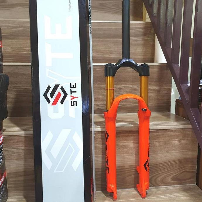 FORK AIR SUSPENSION SYTE ST-C203 LOCK UNTUK MTB 27.5 INCH T 120 MM ORIGINAL DAN TERPERCAYA