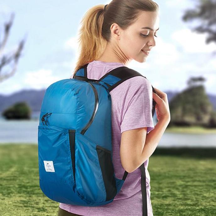 Tas lipat naturehike NH17A017-B/NH17A012-B 22L/18L ransel camping ultralight