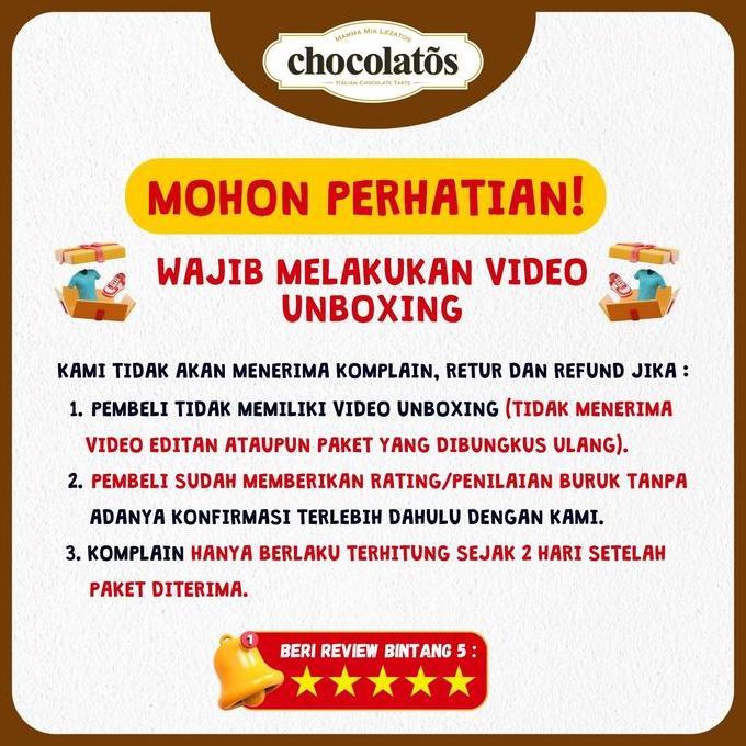 Chocolatos - 1 BOX Chocolatos Vanila - 288gr oat