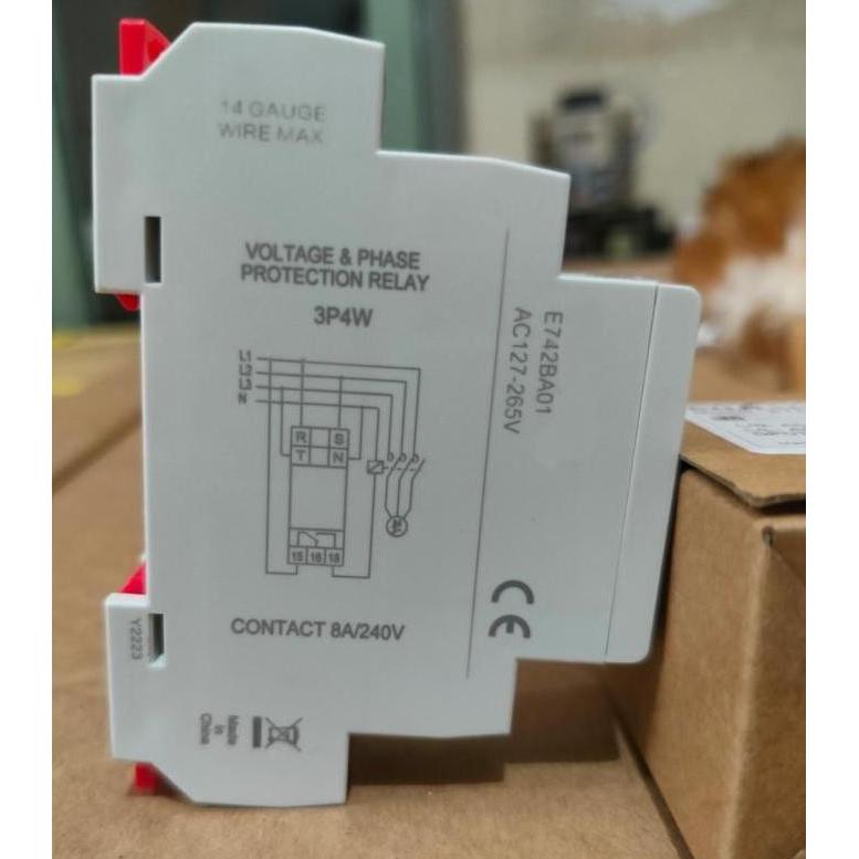 Spesial Phase Failure Relay, Phase Sequence Protector With Led Signaling