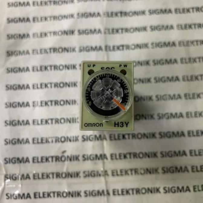 TIMER OMRON H3Y - 4 DC 12V. TIMER DELAY. 0 - 60 DETIK. SOLID STATE
