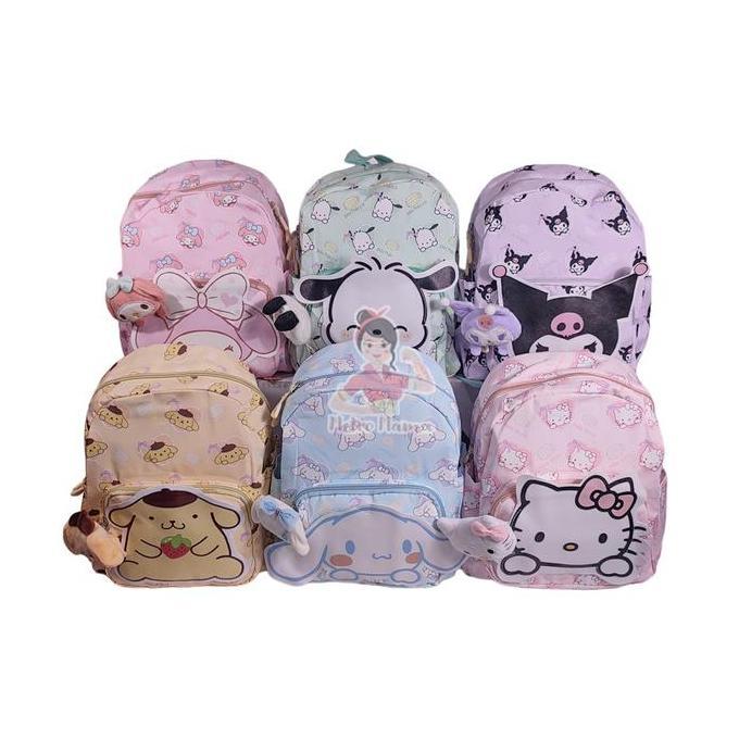 Tas Ransel Sekolah Anak Sanrio Original Ukuran Besar Bigsize