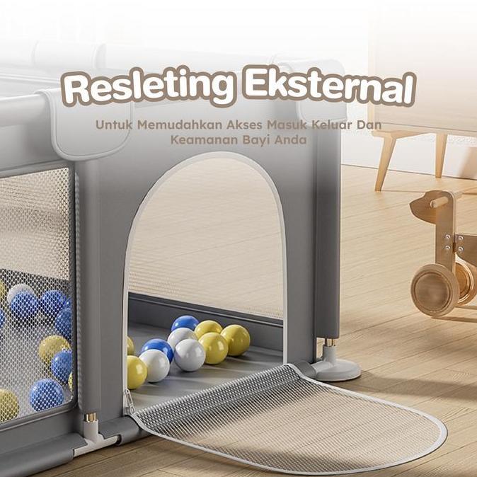 ToysZoona  Playpen Pagar Pengaman Bayi Tempat Bermain Anak Pagar Mainan Anak Pagar Bayi Kolam Main A