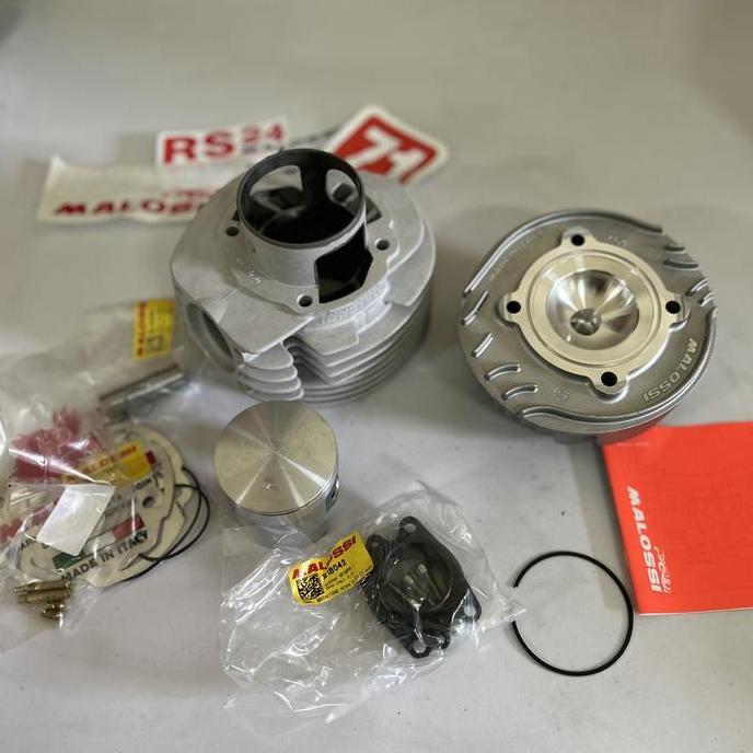 SILINDER BLOCK BLOK SET MALOSSI MHR 177 CC ALLOY VESPA LARGEFRAME PX EXCEL SPRINT DKK ORIGINAL DAN T