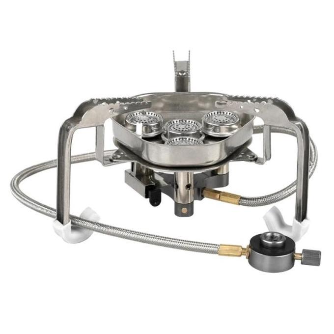 Kompor Gas Lipat Portable Outdoor Camping Stove 4 Burner