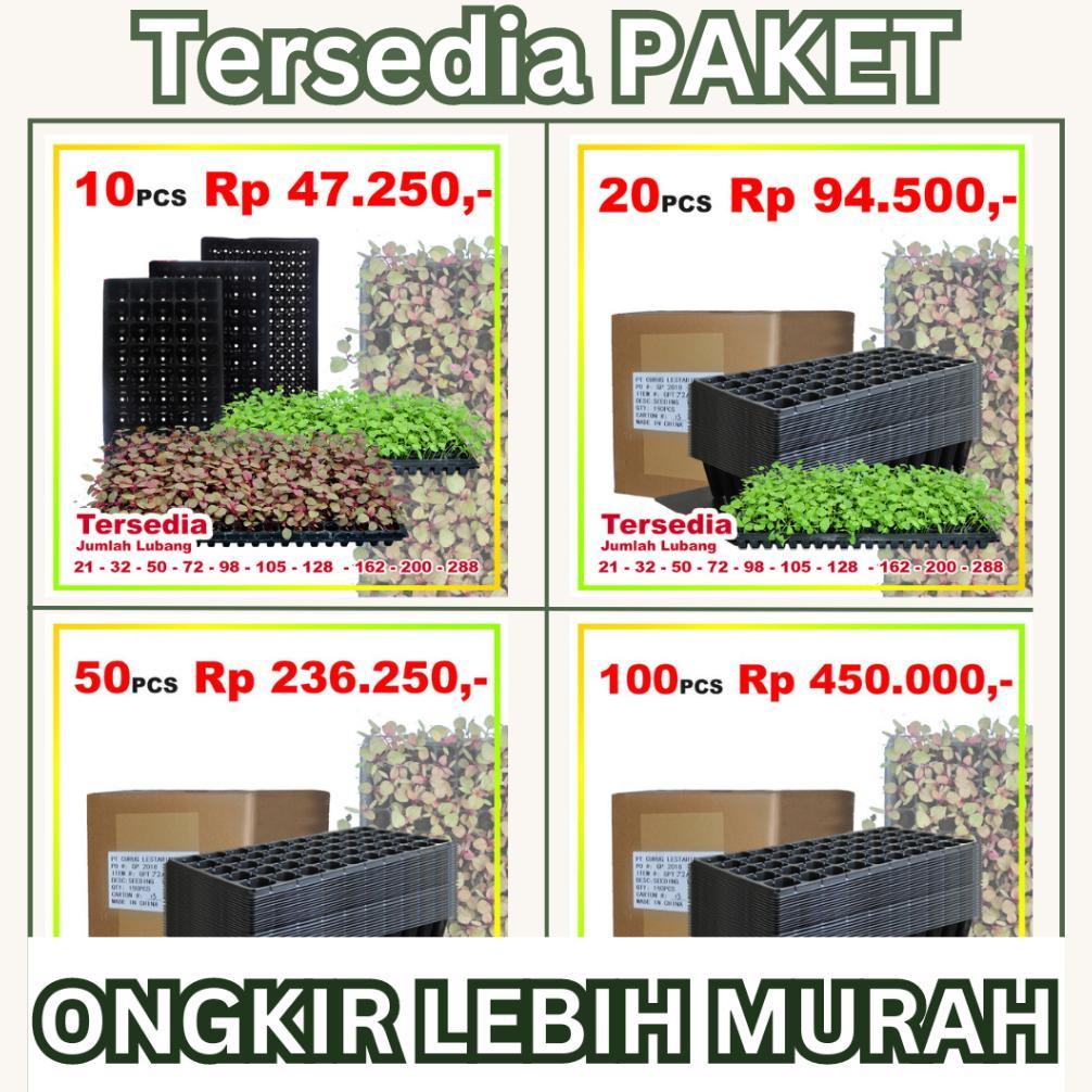 Bisa Cod Jirifarm - Tray Semai Bulat 105 Lubang - Tebal 0.8 Mm Bahan Ps Pet Potray Seeding Murah Teb
