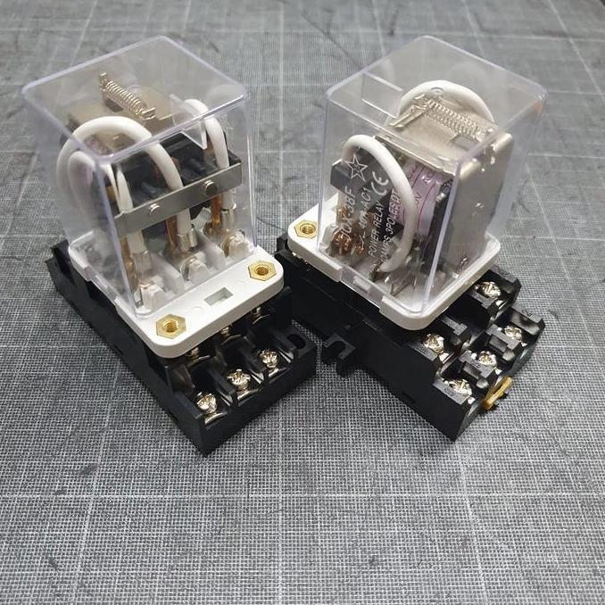 Miliki Power Relay Tpdt 3X Spdt 40A 220V Ac Jqx-38F 3Z