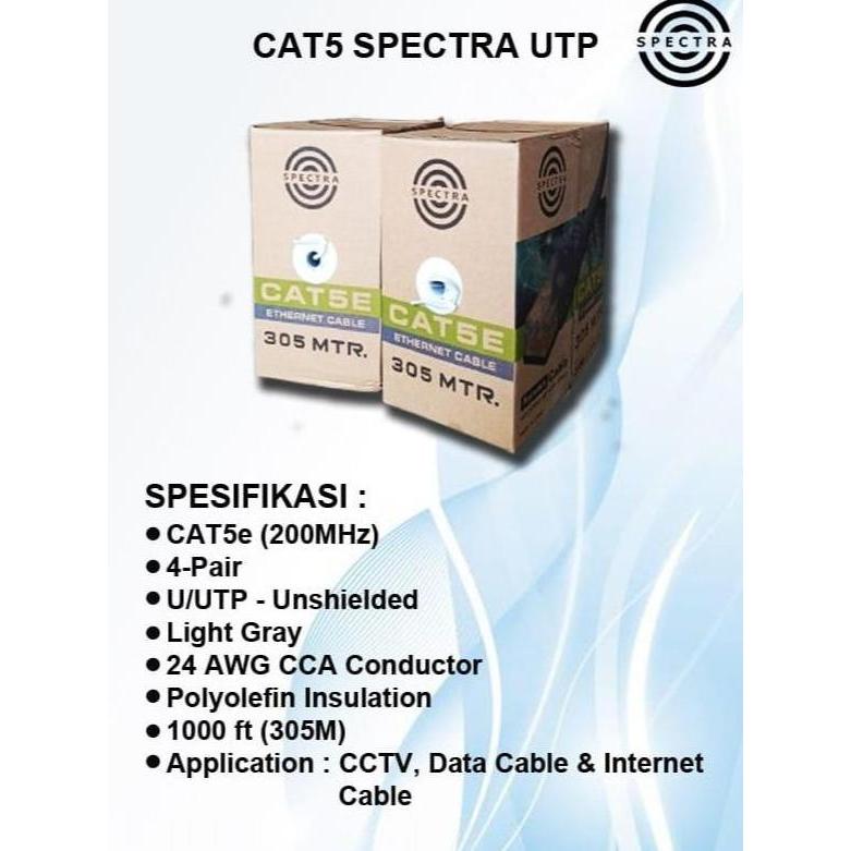 KABEL UTP CAT5E SPECTRA INDOOR