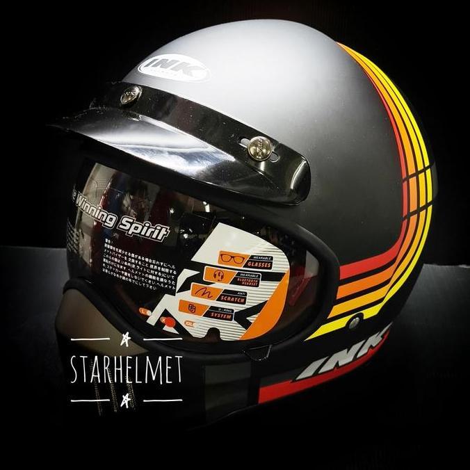 '' HELM FULL FACE CLASSIC INK TROOPER GRAPHIC BORDERLINE ORIGINAL ''