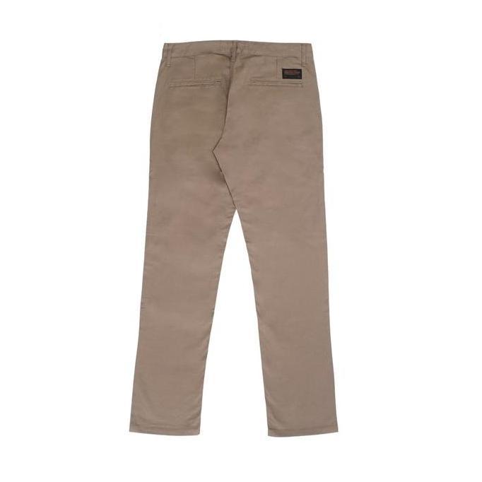 Heuvel Tribe Chino Pants LPH 2301.028 Khaki Den Twill Pria Celana Denim