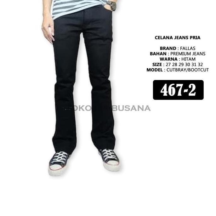 Promo Celana Jeans Bootcut Cutbray Pria Merek Fallas Premium Quality