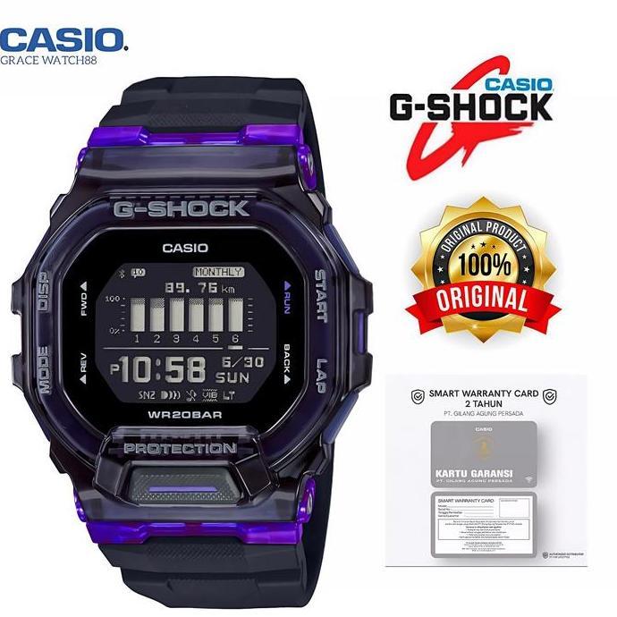 promo Jam tangan Casio G-Shock Gbd-200sm-1a6dr /Gshock SQUAD gbd-200sm