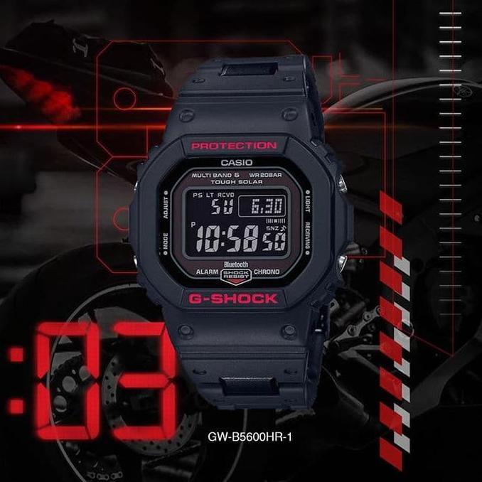Casio G-SHOCK GW-B5600HR-1DR - Jam Tangan Pria - Hitam Merah