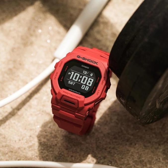 Casio G-SHOCK GBD-200RD-4DR Jam Tangan Pria GSHOCK GBD200RD G-SQUAD