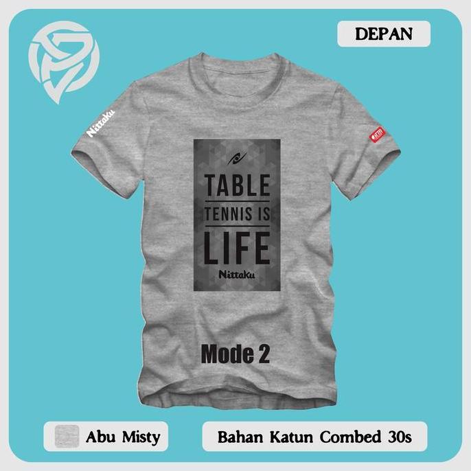 Kaos Pingpong Lokal Table Tennis Tenis Meja Nittaku Olah Raga