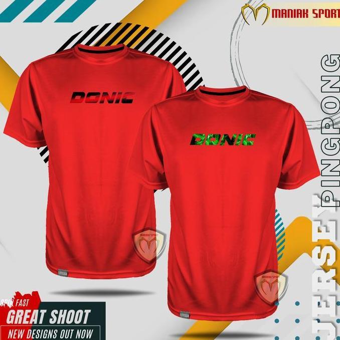 KPDM01 - KAOS PINGPONG BAJU TENIS MEJA DONIC PREMIUM