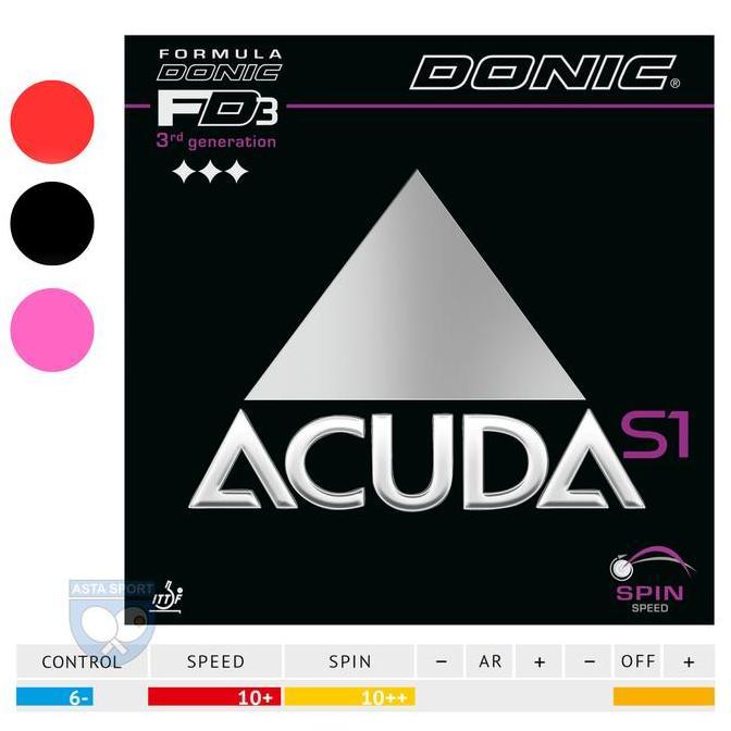 DONIC Acuda S1 Karet Pingpong Rubber Tenis Meja